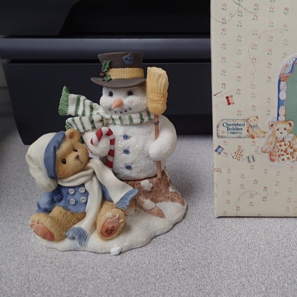 Mitch "Friendship Never Melts Away" Cherished Teddies Figurine